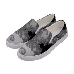 Apple Males Almond Bread Abstract Mathematics Women s Canvas Slip Ons by Simbadda