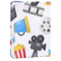 Cinema Icons Pattern Seamless Signs Symbols Collection Icon Playing Cards Single Design (Rectangle) with Custom Box View1