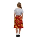 Seamless Pattern Slavic Folk Style Kids  Ruffle Flared Wrap Midi Skirt View4