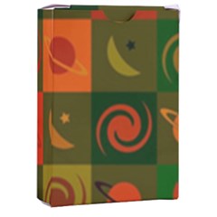 Space Pattern Multicolour Playing Cards Single Design (rectangle) With Custom Box by Simbadda