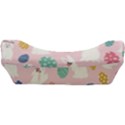 Cute Bunnies Easter Eggs Seamless Pattern Car Seat Velour Cushion  View3