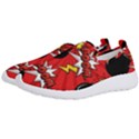 Pop Art Comic Pattern Bomb Boom Explosion Background Men s Slip On Sneakers View2