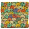 Seamless Pattern With Doodle Bunny Back Support Cushion View4