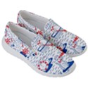 Nautical Cats Seamless Pattern Men s Lightweight Slip Ons View3