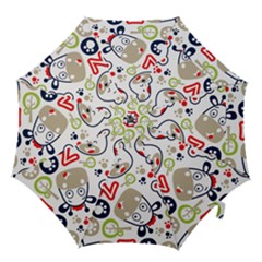 Animals Pattern Hook Handle Umbrellas (small) by Simbadda