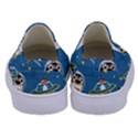 Seamless-pattern-funny-astronaut-outer-space-transportation Kids  Canvas Slip Ons View4
