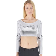(2) Long Sleeve Crop Top by Alldesigners