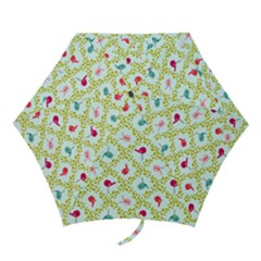 Birds Pattern Background Mini Folding Umbrellas by Simbadda