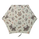 Pug-dog-cat-with-bone-fish-bones-paw-prints-ball-seamless-pattern-vector-background Mini Folding Umbrellas View1