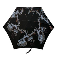 Deer Skull Mini Folding Umbrellas by MonfreyCavalier