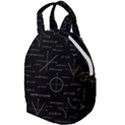 Abstract-math Pattern Travel Backpack View1