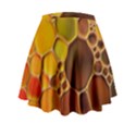 Abstract Oil Painting Mini Flare Skirt View2