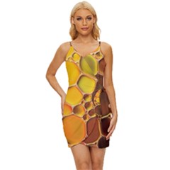 Abstract Oil Painting Wrap Tie Front Dress by Excel