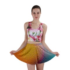 Rain Drop Abstract Design Mini Skirt by Excel