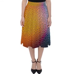 Rain Drop Abstract Design Classic Midi Skirt by Excel