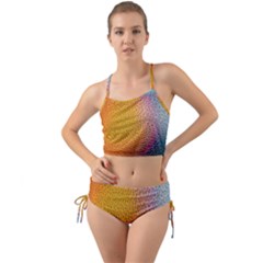 Rain Drop Abstract Design Mini Tank Bikini Set by Excel
