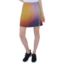 Rain Drop Abstract Design Tennis Skirt by Excel