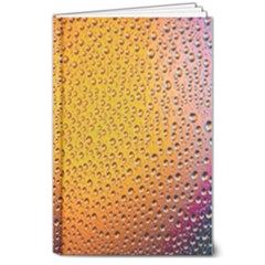 Rain Drop Abstract Design 8  X 10  Hardcover Notebook by Excel