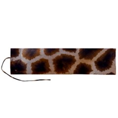 Giraffe Skin Design Roll Up Canvas Pencil Holder (l) by Excel