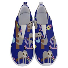 Hand-drawn-cute-sloth-pattern-background No Lace Lightweight Shoes by Simbadda