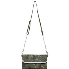 Camouflage-splatters-background Mini Crossbody Handbag by Simbadda