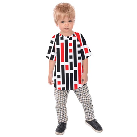 Background Geometric Pattern Kids  Raglan Tee by Grandong