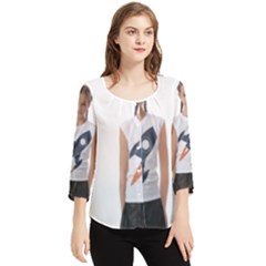Img 20230716 195940 Img 20230716 200008 Chiffon Quarter Sleeve Blouse by 3147330
