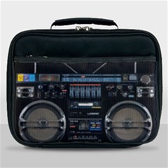 Vintage Radio Lunch Bag by Proyonanggan