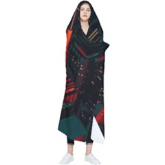 A Dark City Vector Wearable Blanket by Proyonanggan