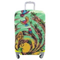 Monkey Tiger Bird Parrot Forest Jungle Style Luggage Cover (medium) by Grandong