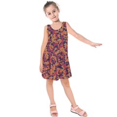Kaleidoscope Dreams  Kids  Sleeveless Dress by dflcprintsclothing