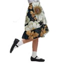 Fantasy People Mysticism Composing Fairytale Art Kids  Ruffle Flared Wrap Midi Skirt View3