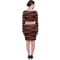Autumn Fall Leaves Season Background Glitter Art Top and Skirt Sets View2