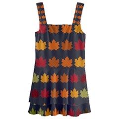 Autumn Fall Leaves Season Background Glitter Art Kids  Layered Skirt Swimsuit by Bangk1t
