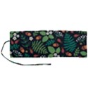 Pattern Forest Leaf Fruits Flowers Motif Roll Up Canvas Pencil Holder (M) View1