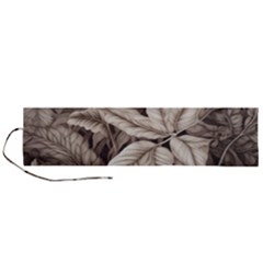 Plant Leaves Pattern Roll Up Canvas Pencil Holder (l) by Amaryn4rt