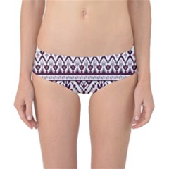 Illustration Ukrainian Folk Seamless Pattern Ornament Classic Bikini Bottoms by pakminggu
