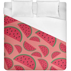 Watermelon Red Food Fruit Healthy Summer Fresh Duvet Cover (king Size) by pakminggu