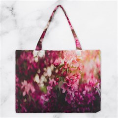 Pink Flower Medium Tote Bag by artworkshop