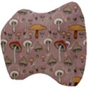 Mushrooms Autumn Fall Pattern Seamless Decorative Velour Head Support Cushion View4
