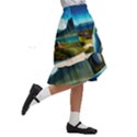 Beach Island Nature Kids  Ruffle Flared Wrap Midi Skirt View3