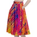Various Colors A-Line Full Circle Midi Skirt With Pocket View2