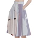 Emilia Rezero A-Line Full Circle Midi Skirt With Pocket View2