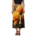 Yellow Butterfly Flower Classic Midi Chiffon Skirt View1