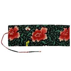Background Vintage Japanese Design Roll Up Canvas Pencil Holder (m) by Grandong