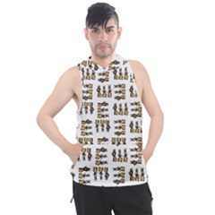 Sketchy Bear Kiddos Men s Sleeveless Hoodie by dflcprintsclothing