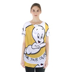 Casper2 Skirt Hem Sports Top by RuuGallery10