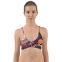 Pattern Abstract Wrap Around Bikini Top View1