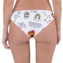 Abstract Fashion Background Suitable Fabric Printing Reversible Hipster Bikini Bottoms View2