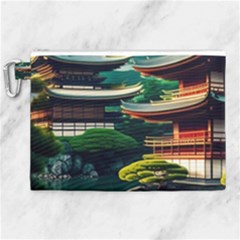Japan Mount Fuji Japanese Canvas Cosmetic Bag (xl) by uniart180623